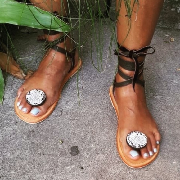 Orange Sandals - Picture 2 of 2